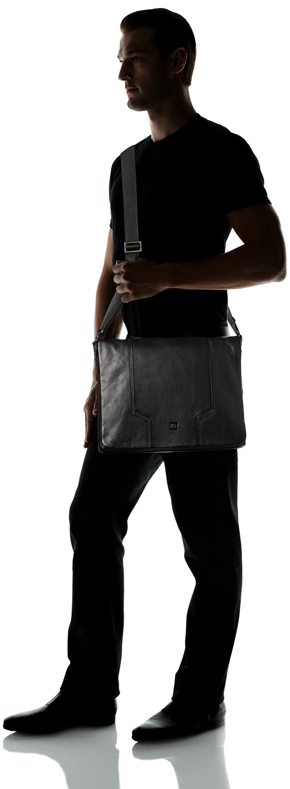 DELSEY Paris Messenger Bag, 8 L, Black Bags Delsey-Paris