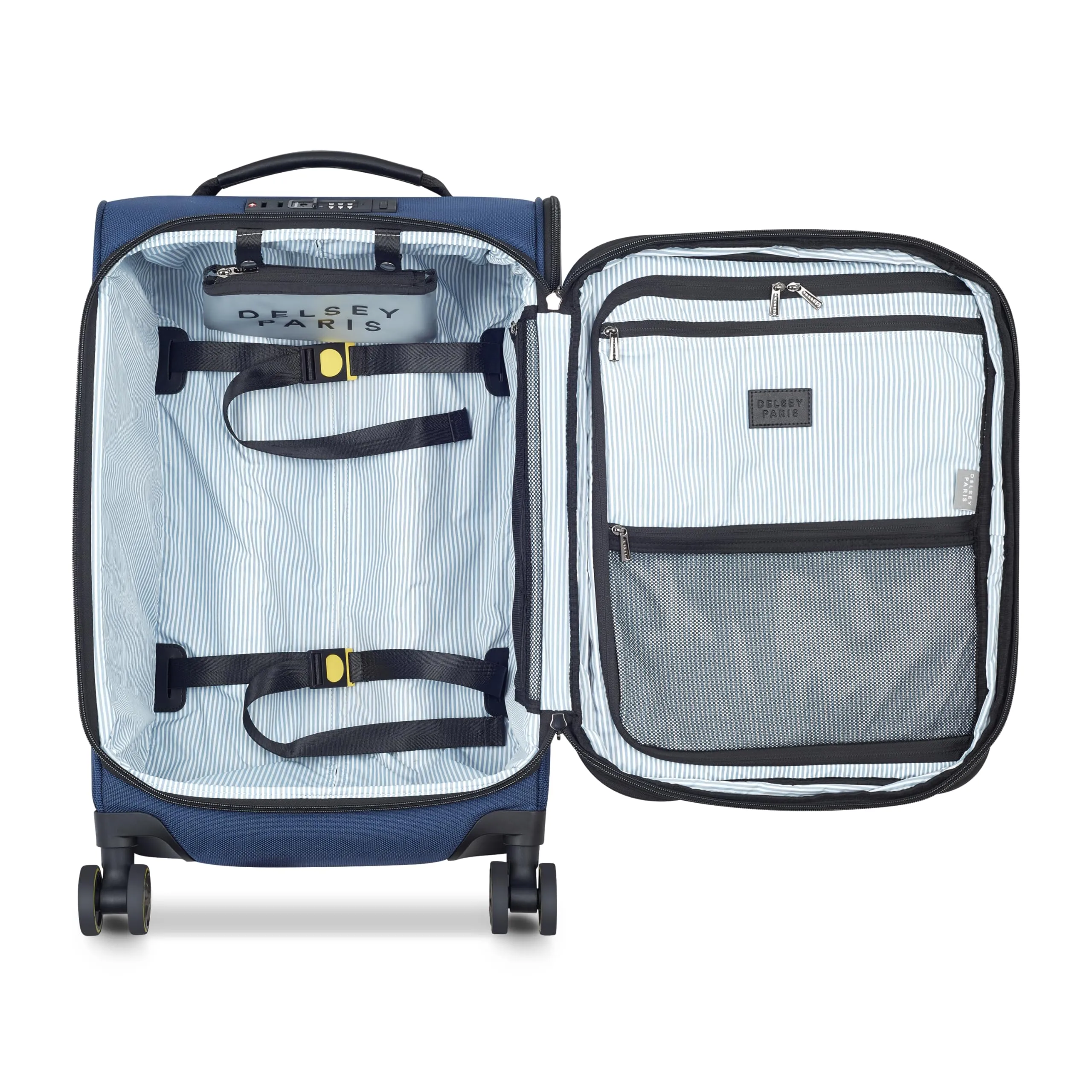 DELSEY Paris Wagram 20" Carry On Softside Expandable Luggage with Spinner Wheels Bags Delsey-Paris