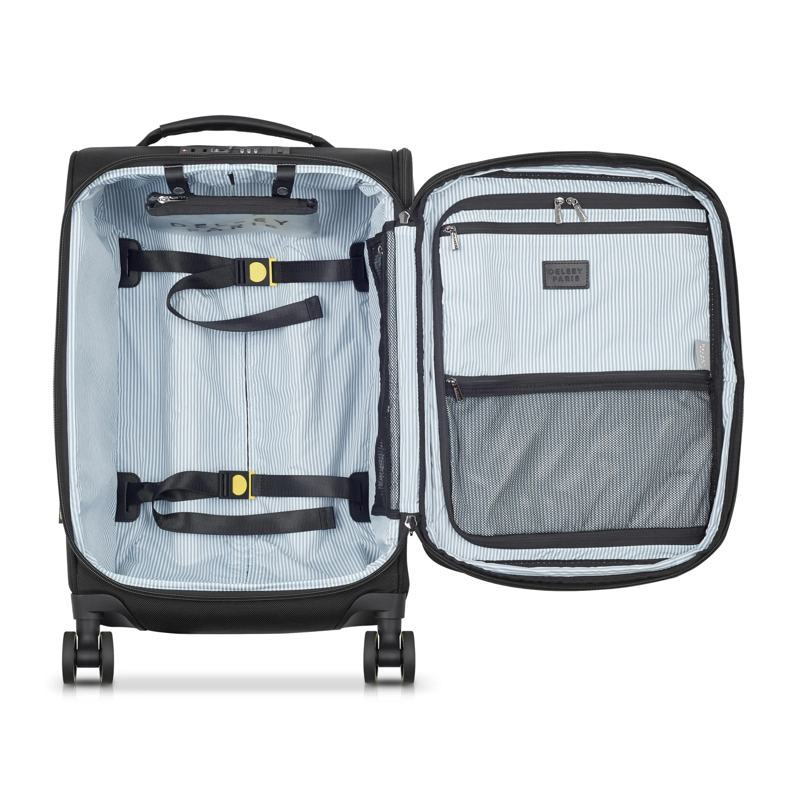 DELSEY Paris Wagram 20" Carry On Softside Expandable Luggage with Spinner Wheels Bags Delsey-Paris