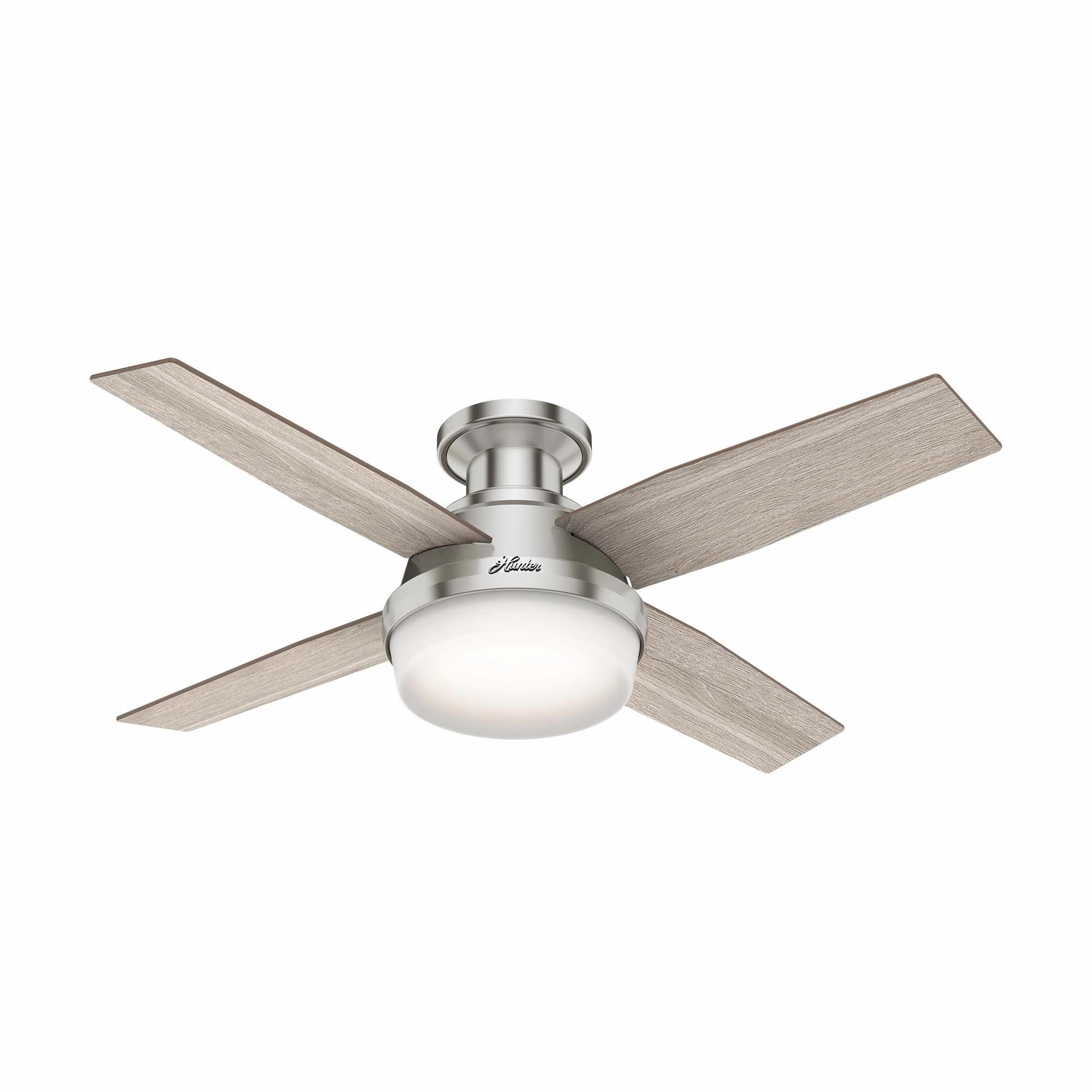 Dempsey 44"Ceiling Fan Brushed Nickel