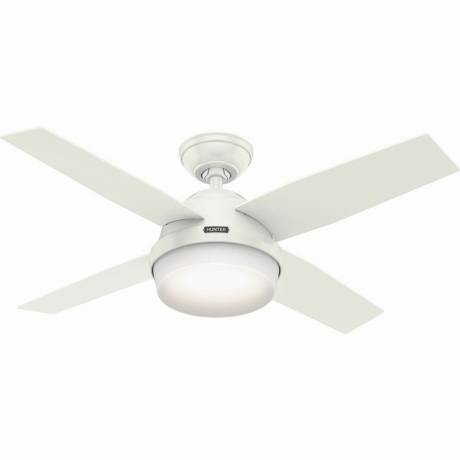 Dempsey 44"Ceiling Fan Fresh White quiet small fans for desk or nightstand