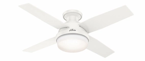 Dempsey 44"Ceiling Fan Fresh White cool breeze fans for quiet operation