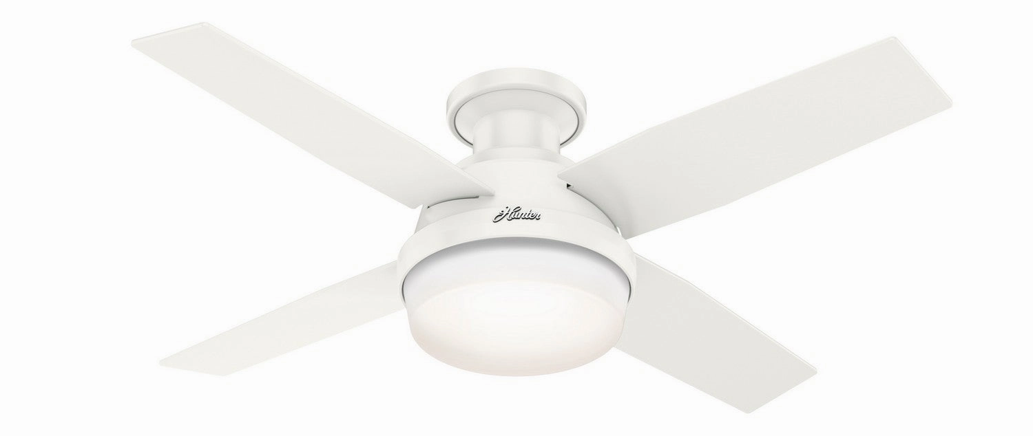 Dempsey 44"Ceiling Fan Fresh White cool breeze fans for quiet operation