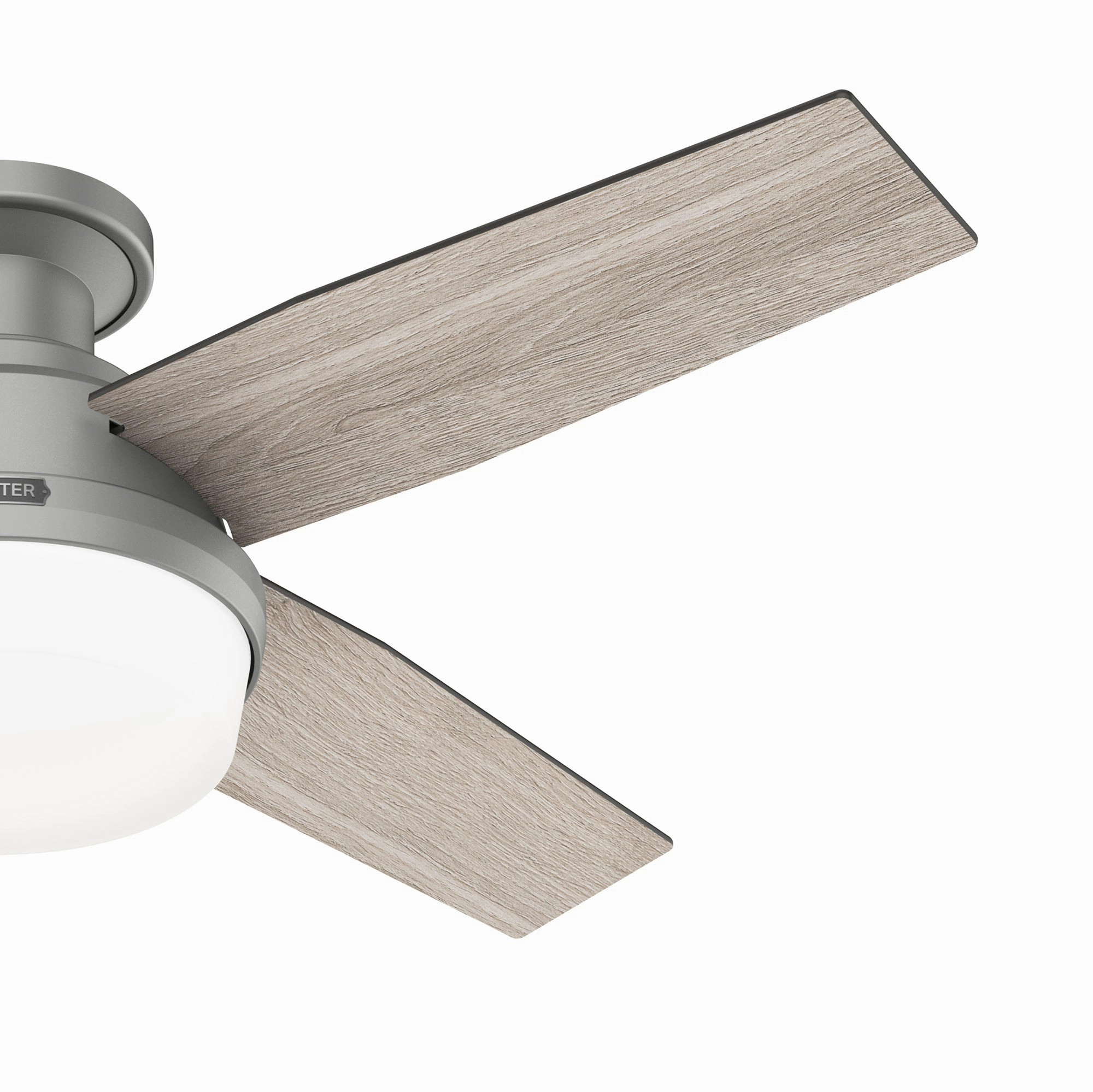 Dempsey 44"Ceiling Fan Matte Silver