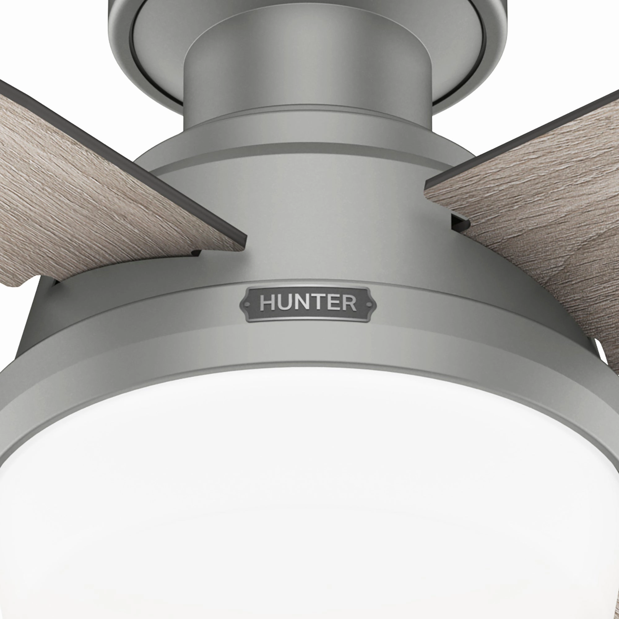 Dempsey 44"Ceiling Fan Matte Silver