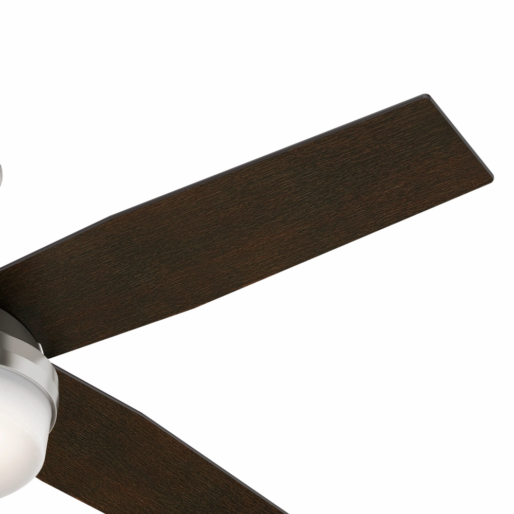 Dempsey 52"Ceiling Fan Brushed Nickel