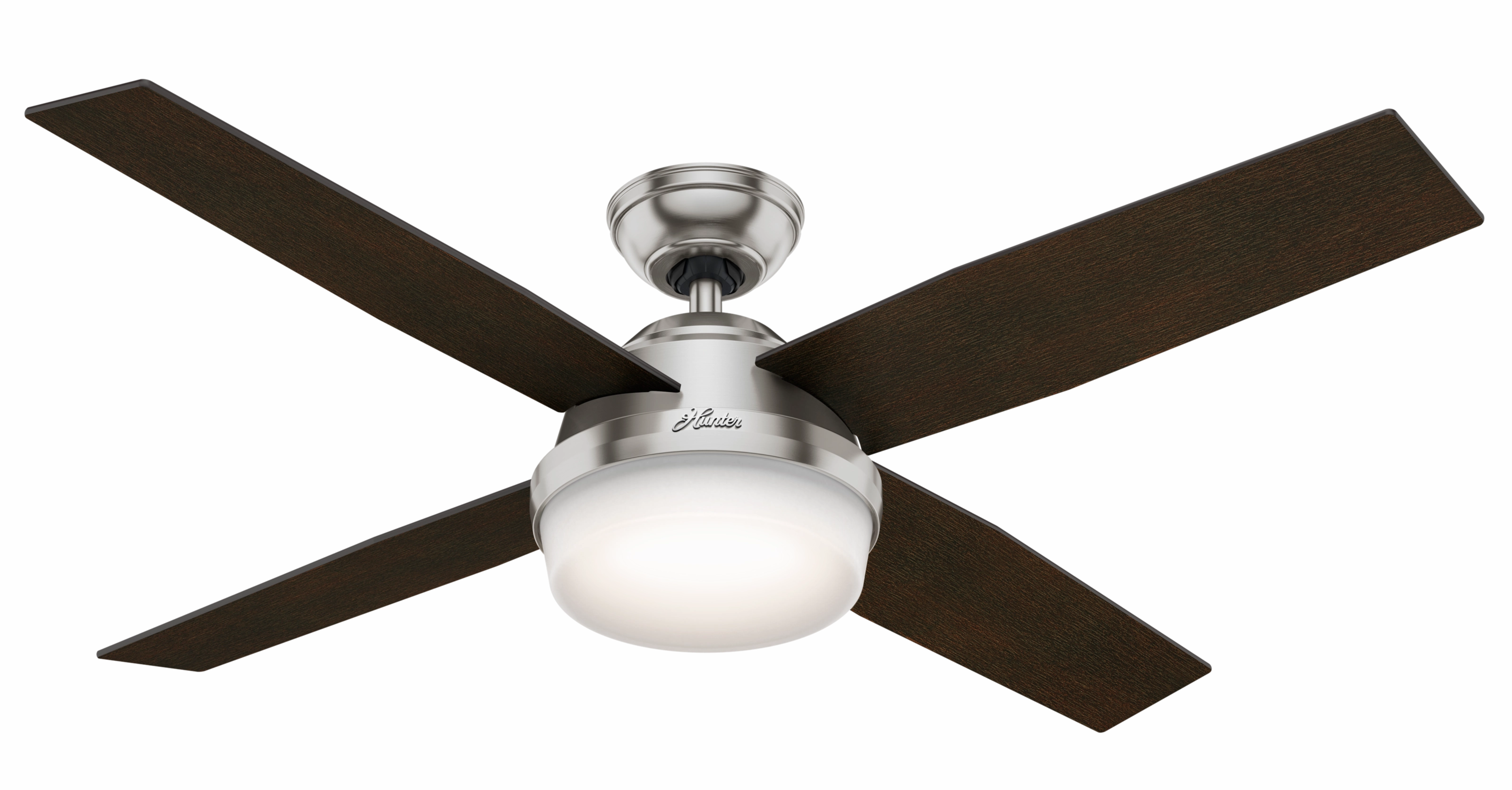 Dempsey 52"Ceiling Fan Brushed Nickel