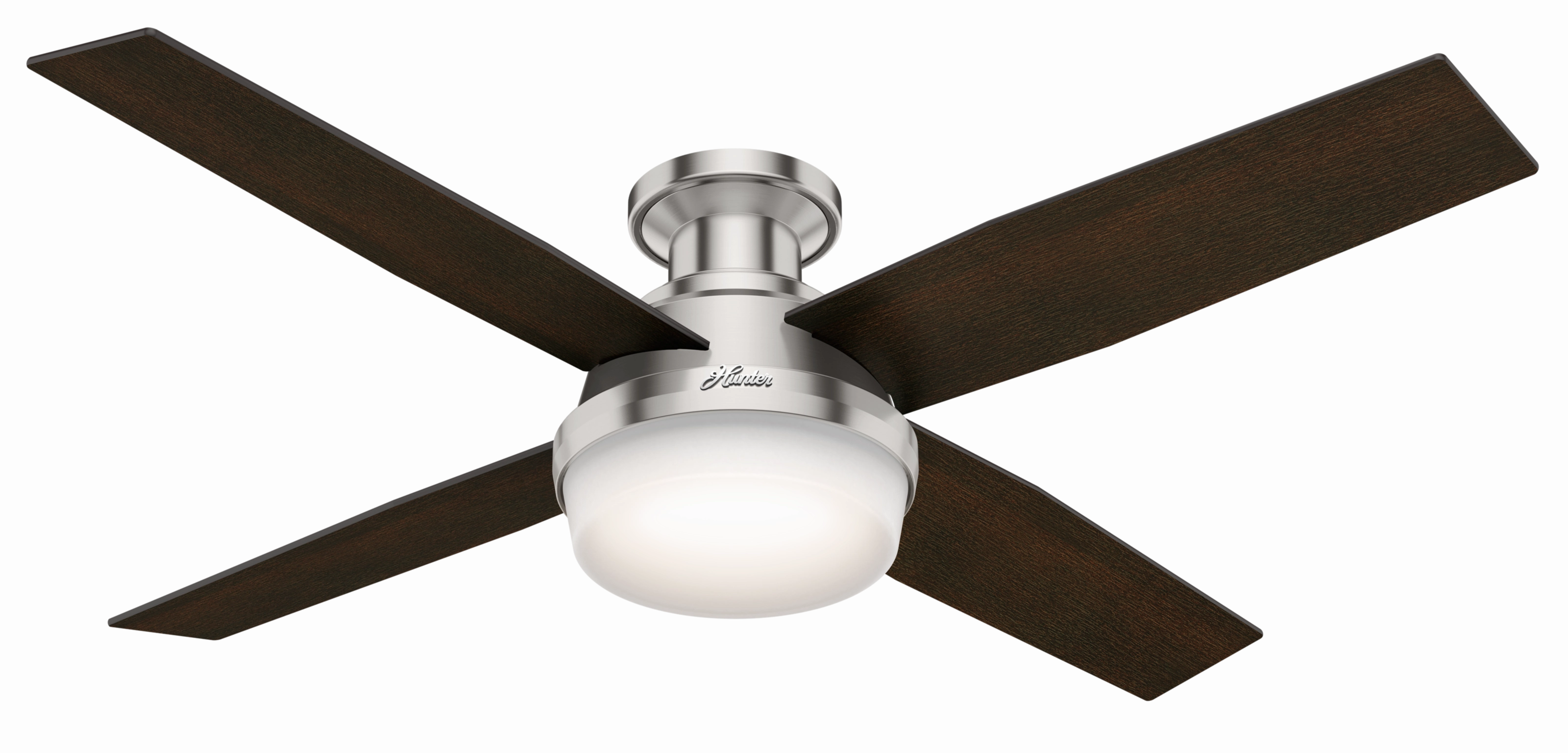 Dempsey 52"Ceiling Fan Brushed Nickel