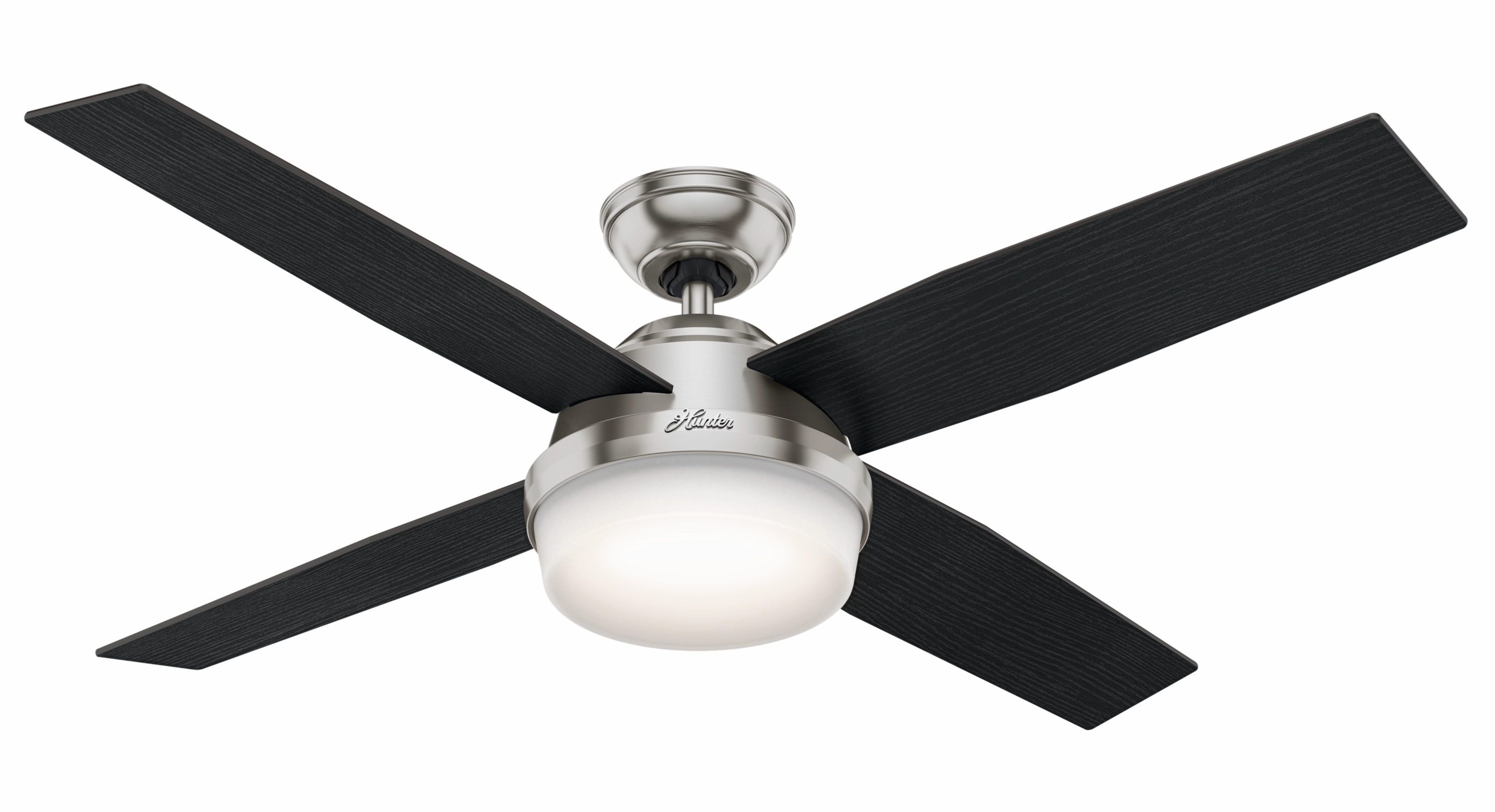 Dempsey 52"Ceiling Fan Brushed Nickel