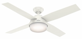 Dempsey 52"Ceiling Fan Fresh White energy-efficient fans for everyday cooling