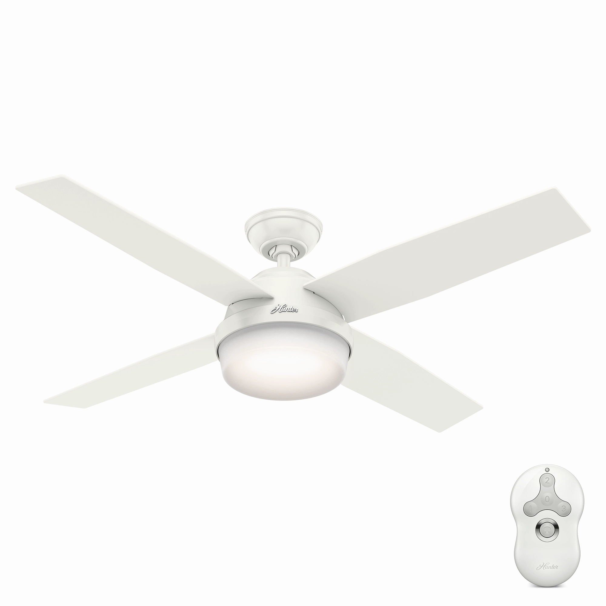 Dempsey 52"Ceiling Fan Fresh White