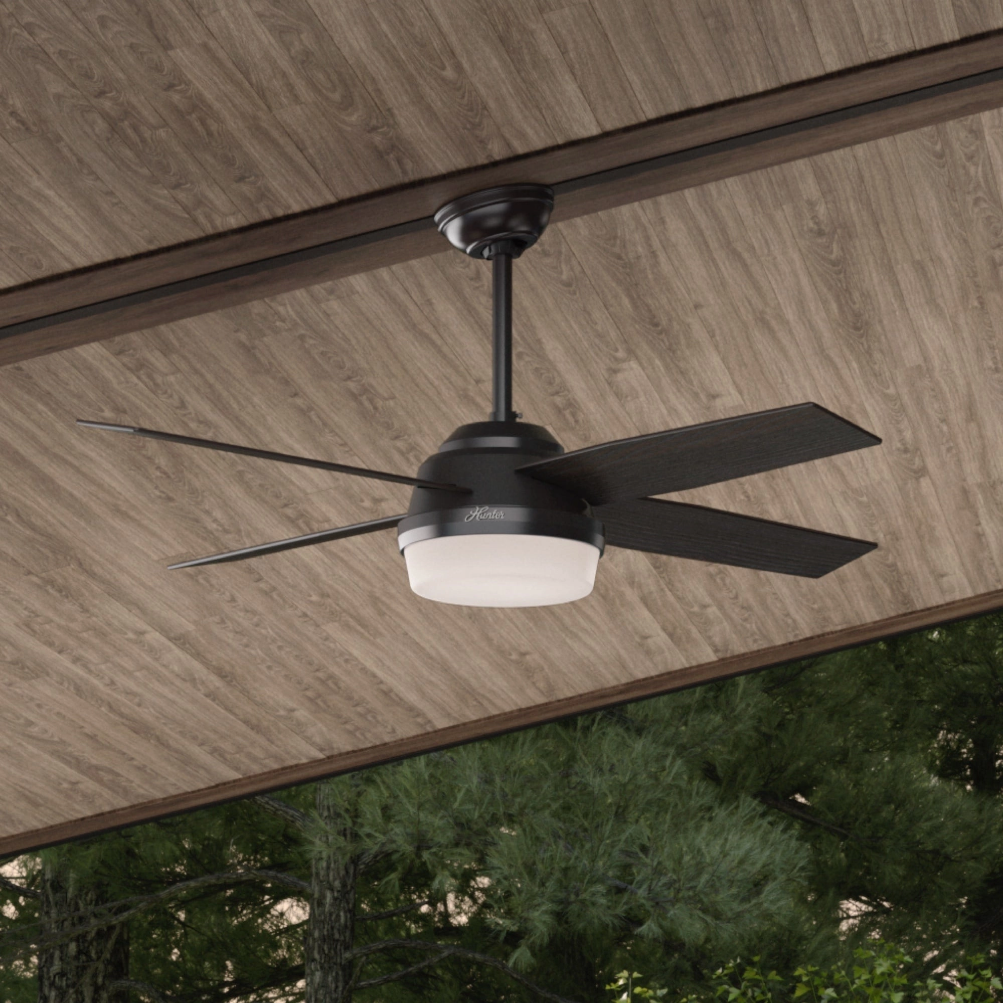 Dempsey 52"Ceiling Fan Matte Black