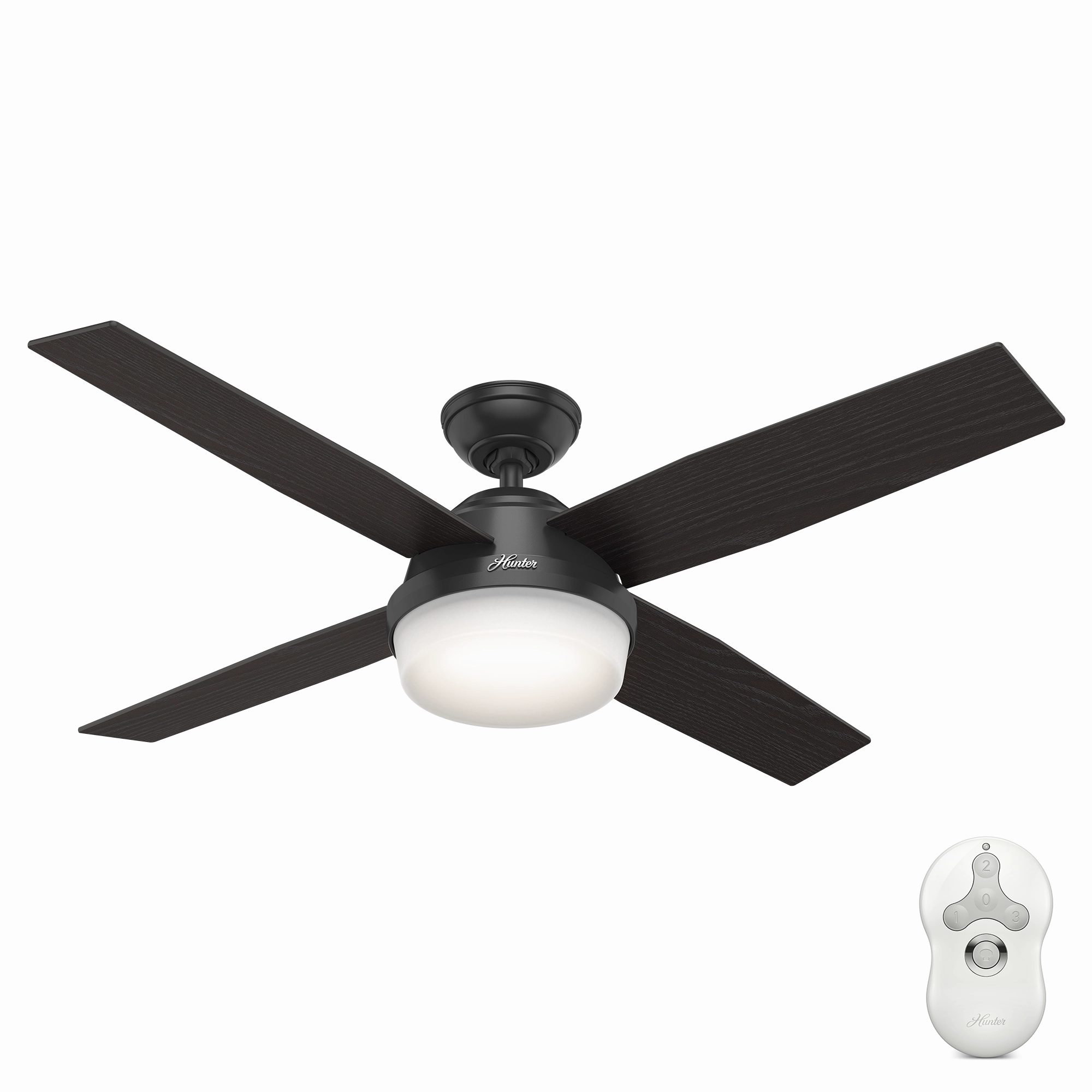 Dempsey 52"Ceiling Fan Matte Black