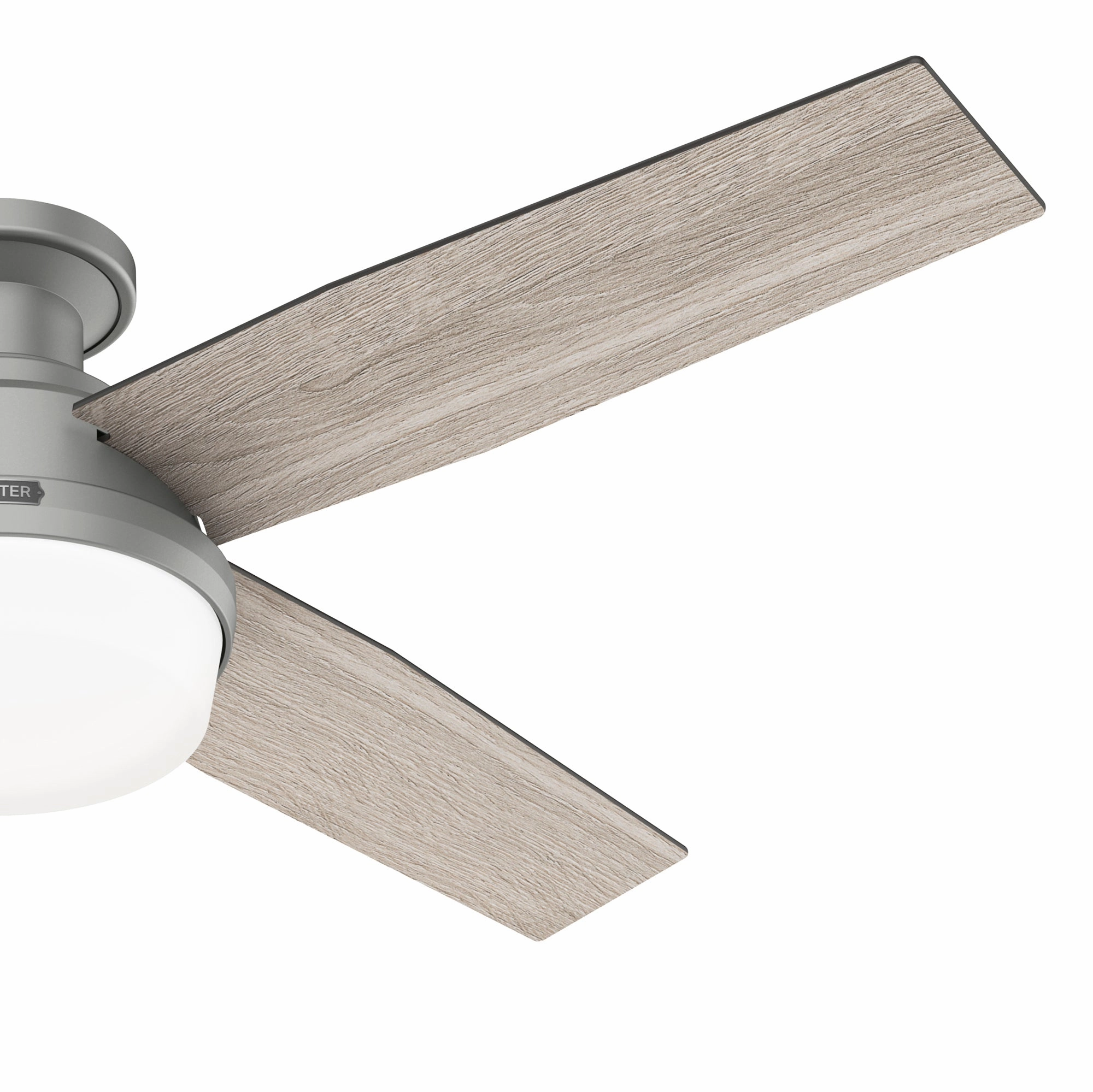 Dempsey 52"Ceiling Fan Matte Silver