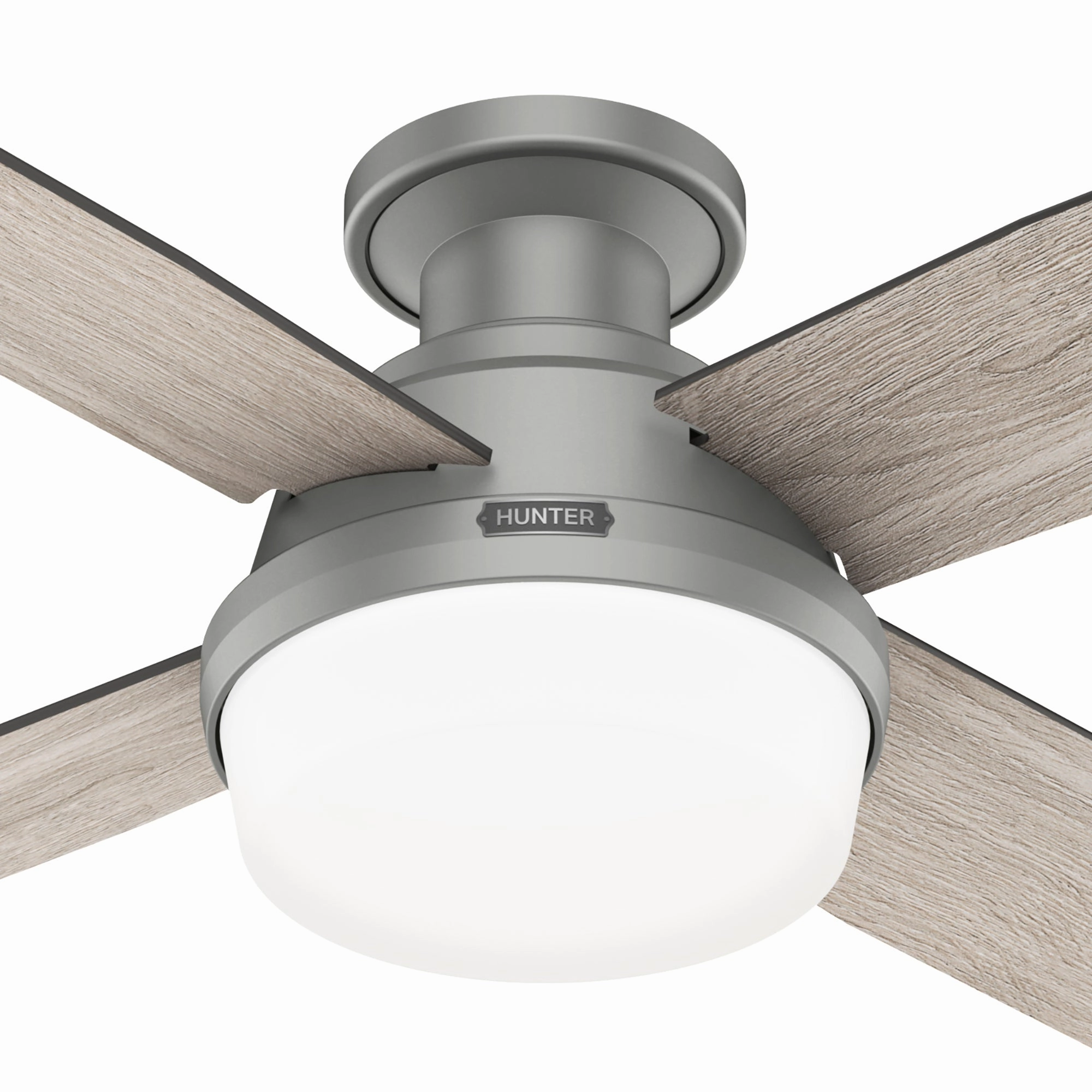 Dempsey 52"Ceiling Fan Matte Silver