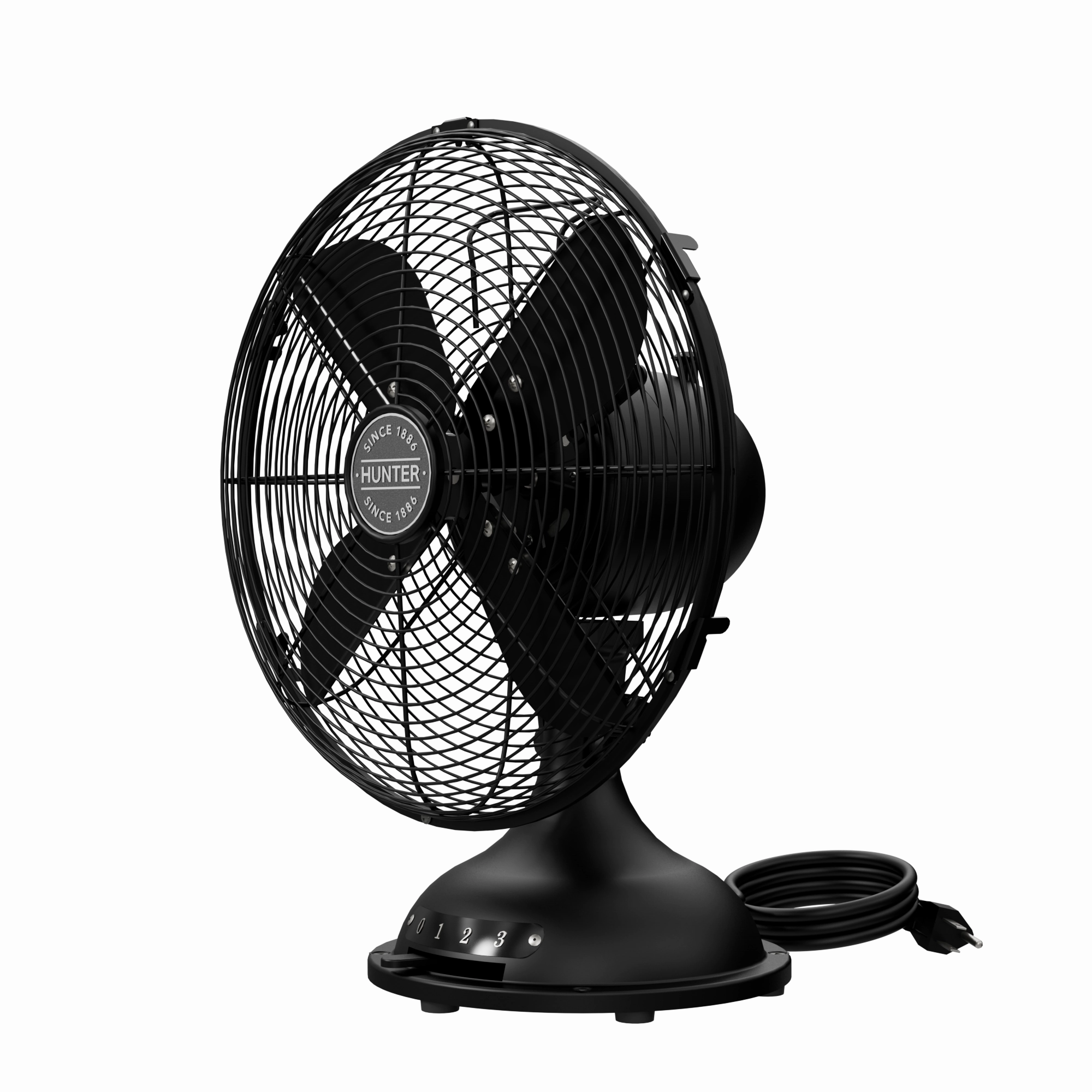 Desk Fan Matte Black