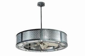 Diamond Turbine Eight Light Chandelier reliable fans for apartment and office