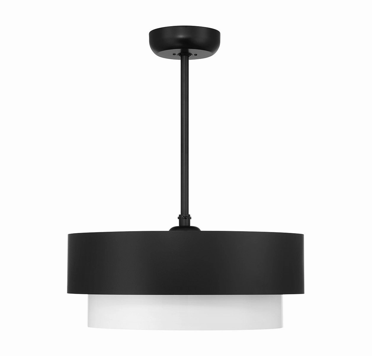 Diana Four Light Fan D'Lier Matte Black