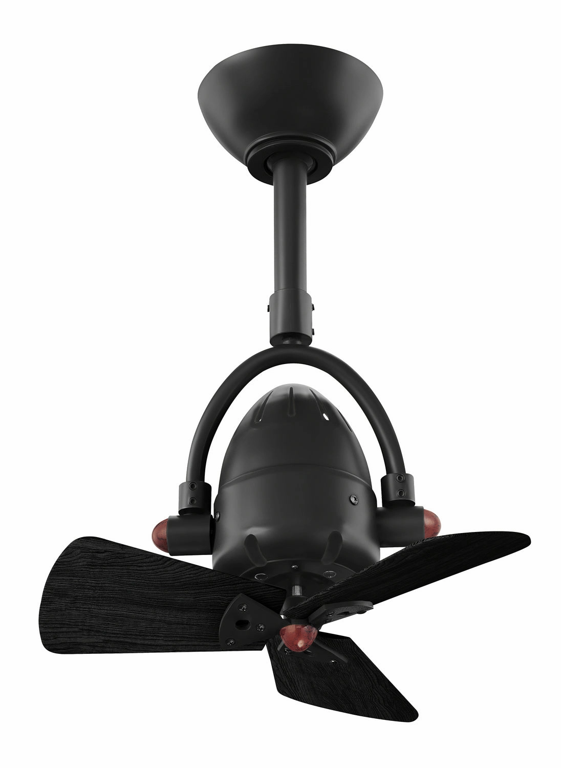 Diane 16"Ceiling Fan Matte Black