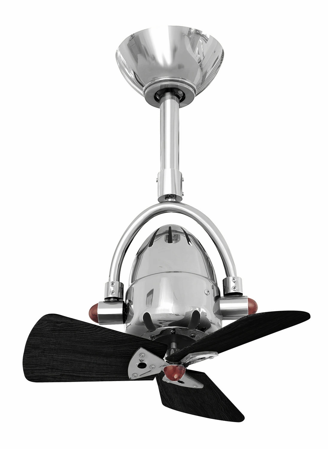Diane 16"Ceiling Fan Polished Chrome