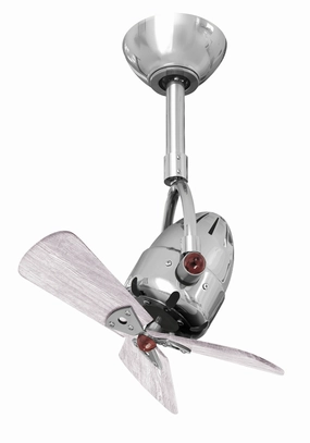 Diane 16"Ceiling Fan Polished Chrome small electric fans for personal cooling