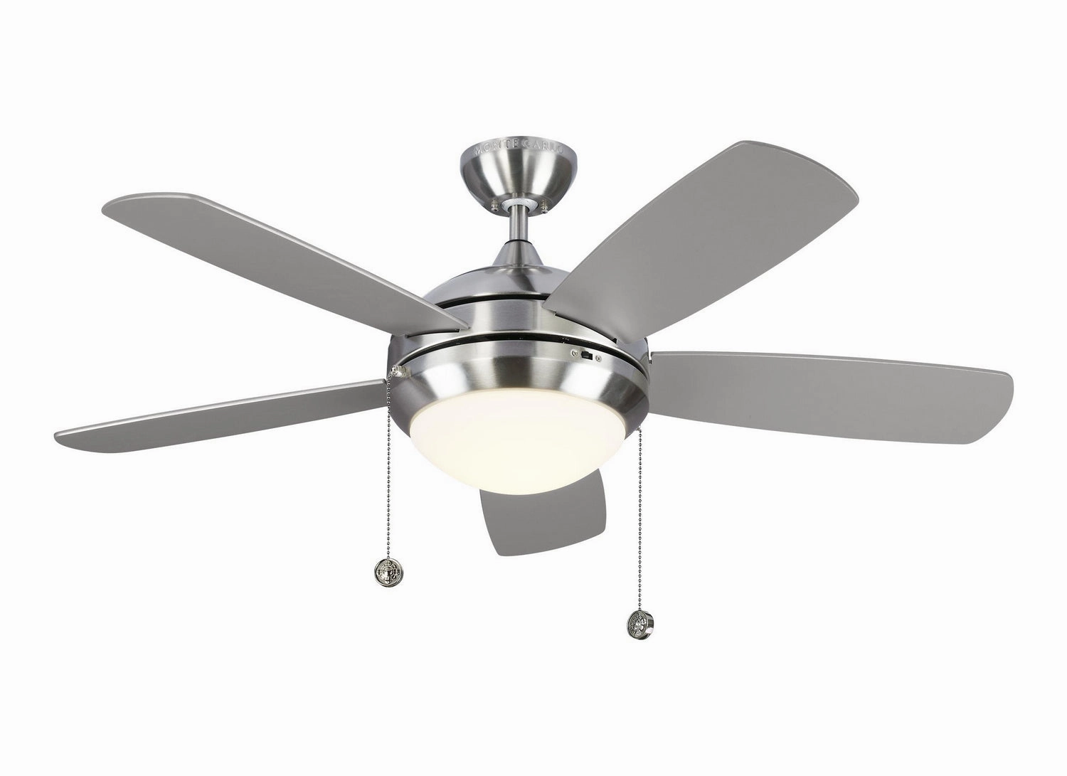 Discus 44" Ceiling Fan Brushed Steel