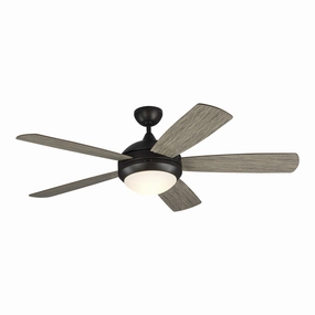 Discus 52" Ceiling Fan Aged Pewter quiet medium fans for living room use