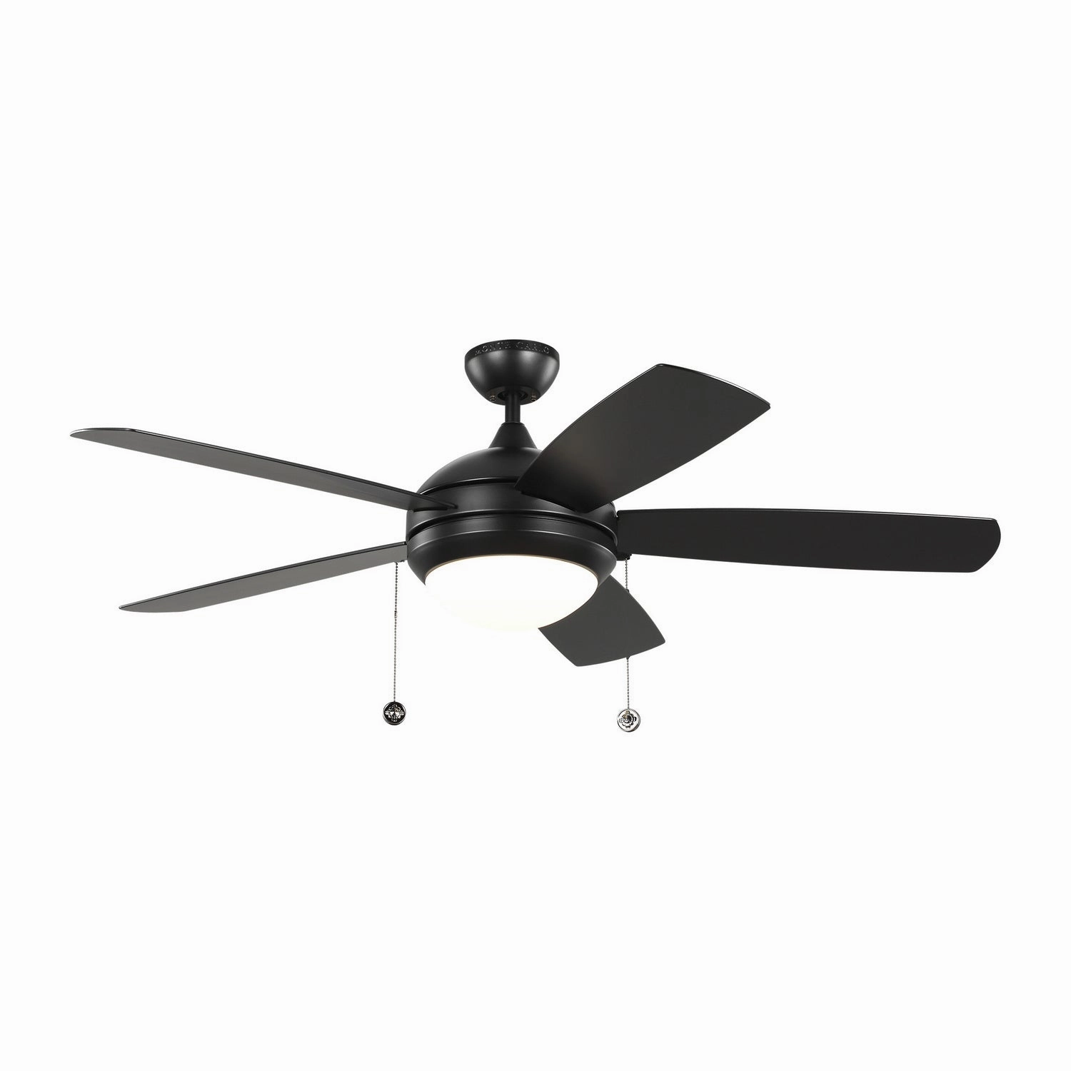 Discus 52" Ceiling Fan Matte Black medium size fans for home ventilation