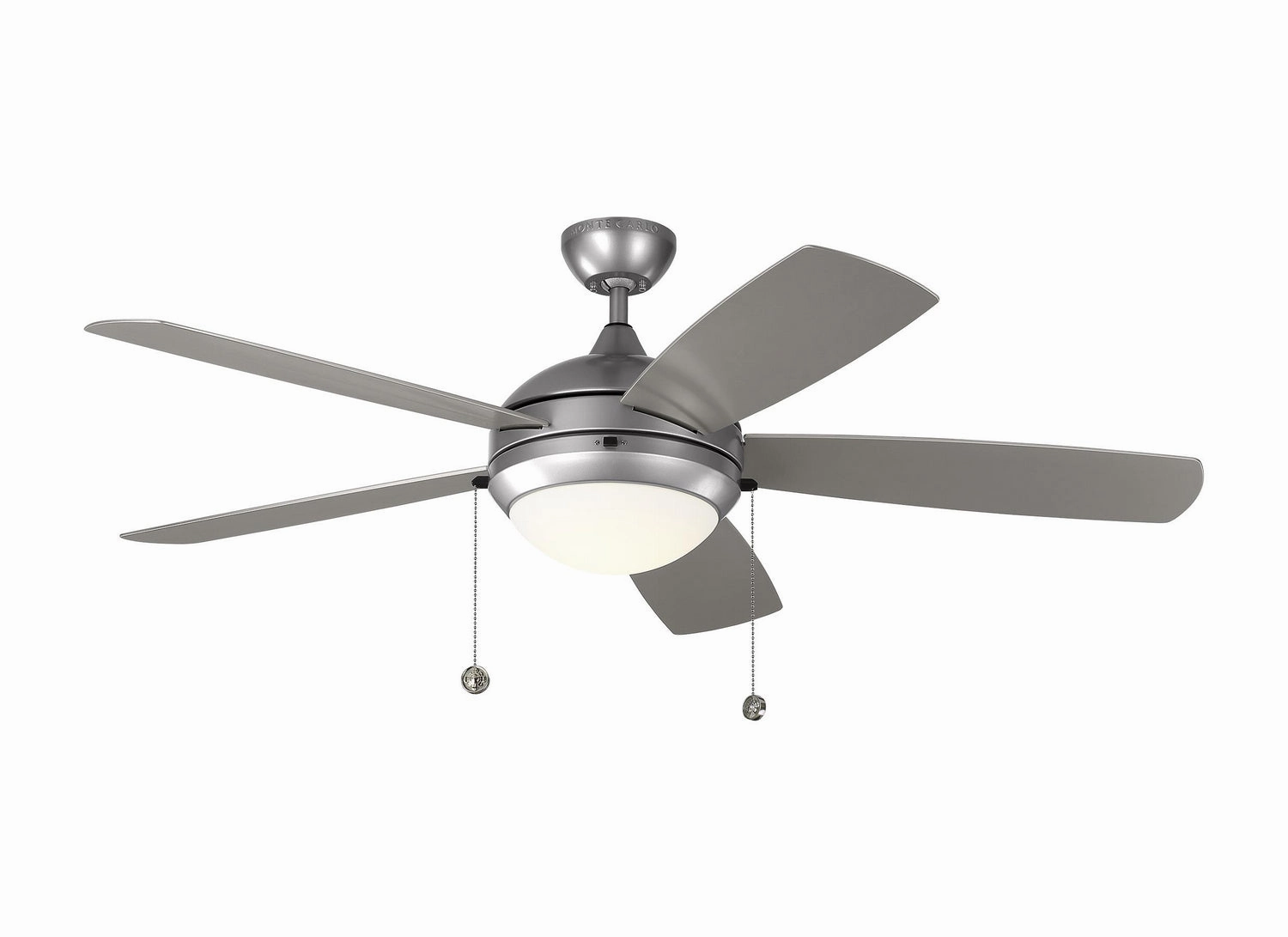 Discus 52" Ceiling Fan Painted Brushed Steel medium electric fans for multi-room use