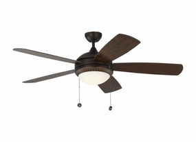 Discus 52" Ceiling Fan Roman Bronze compact electric fans for small spaces