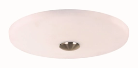Disk LED Fan Light Kit in Brushed Polished Nickel outdoor fans store with multiple collections