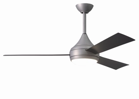 Donaire 52"Ceiling Fan Brushed Stainless weatherproof fans for outdoor environments