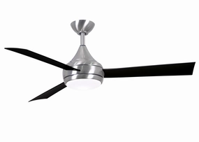 Donaire 52"Ceiling Fan Brushed Stainless medium electric fans for multi-room use