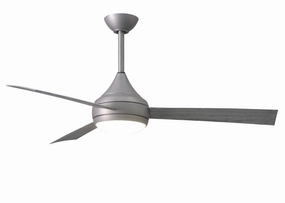 Donaire 52"Ceiling Fan Brushed Stainless outdoor exterior fans for patio cooling