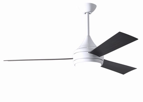 Donaire 52"Ceiling Fan Gloss White weatherproof fans for outdoor environments