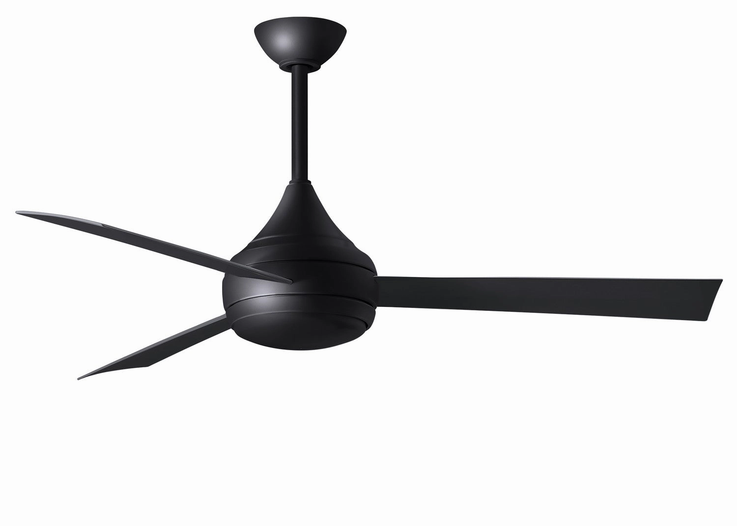 Donaire 52"Ceiling Fan Matte Black