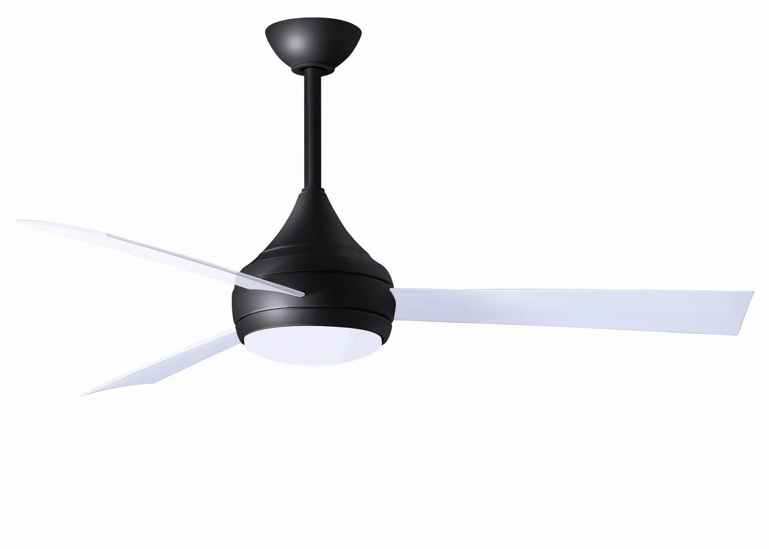 Donaire 52"Ceiling Fan Matte Black outdoor exterior fans for patio cooling