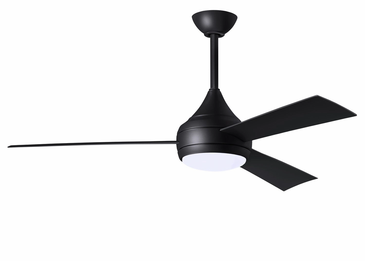 Donaire 52"Ceiling Fan Matte Black