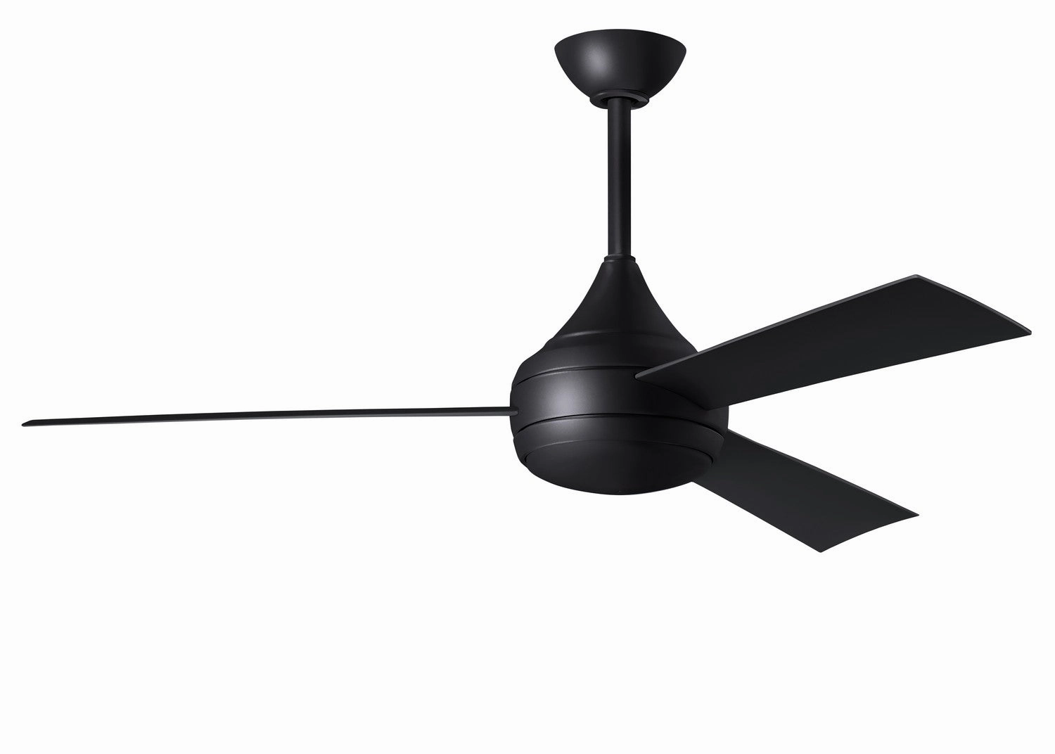Donaire 52"Ceiling Fan Matte Black