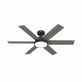 Donatella 52"Ceiling Fan Matte Black high-speed electric fans for better airflow