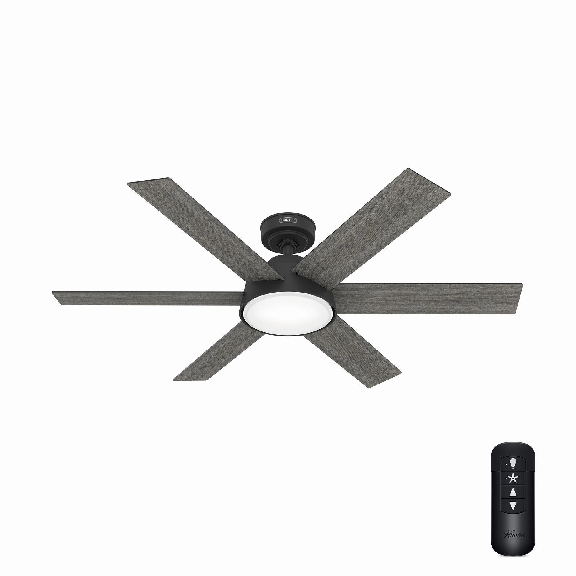 Donatella 52"Ceiling Fan Matte Black