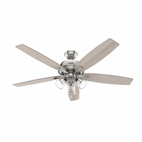 Dondra 60"Ceiling Fan Brushed Nickel durable fans for long-lasting performance