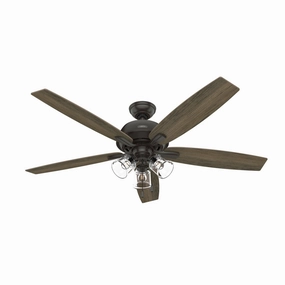 Dondra 60"Ceiling Fan Noble Bronze compact medium fans for desks and counters