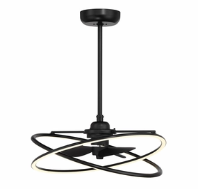 Dorado LED Fan D'Lier Matte Black compact electric fans for small spaces