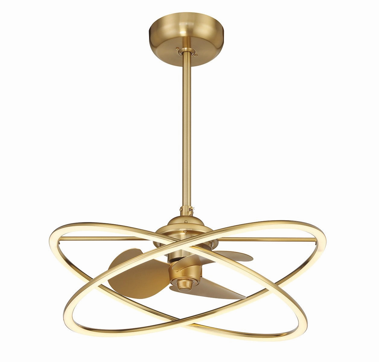 Dorado LED Fan D'Lier Warm Brass