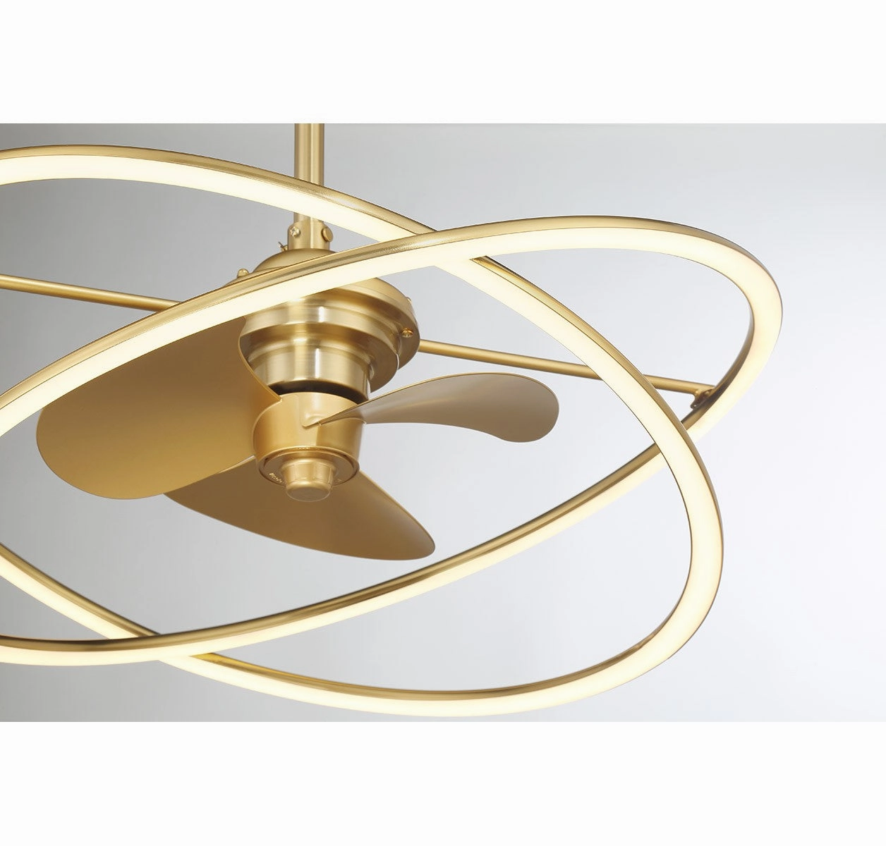 Dorado LED Fan D'Lier Warm Brass