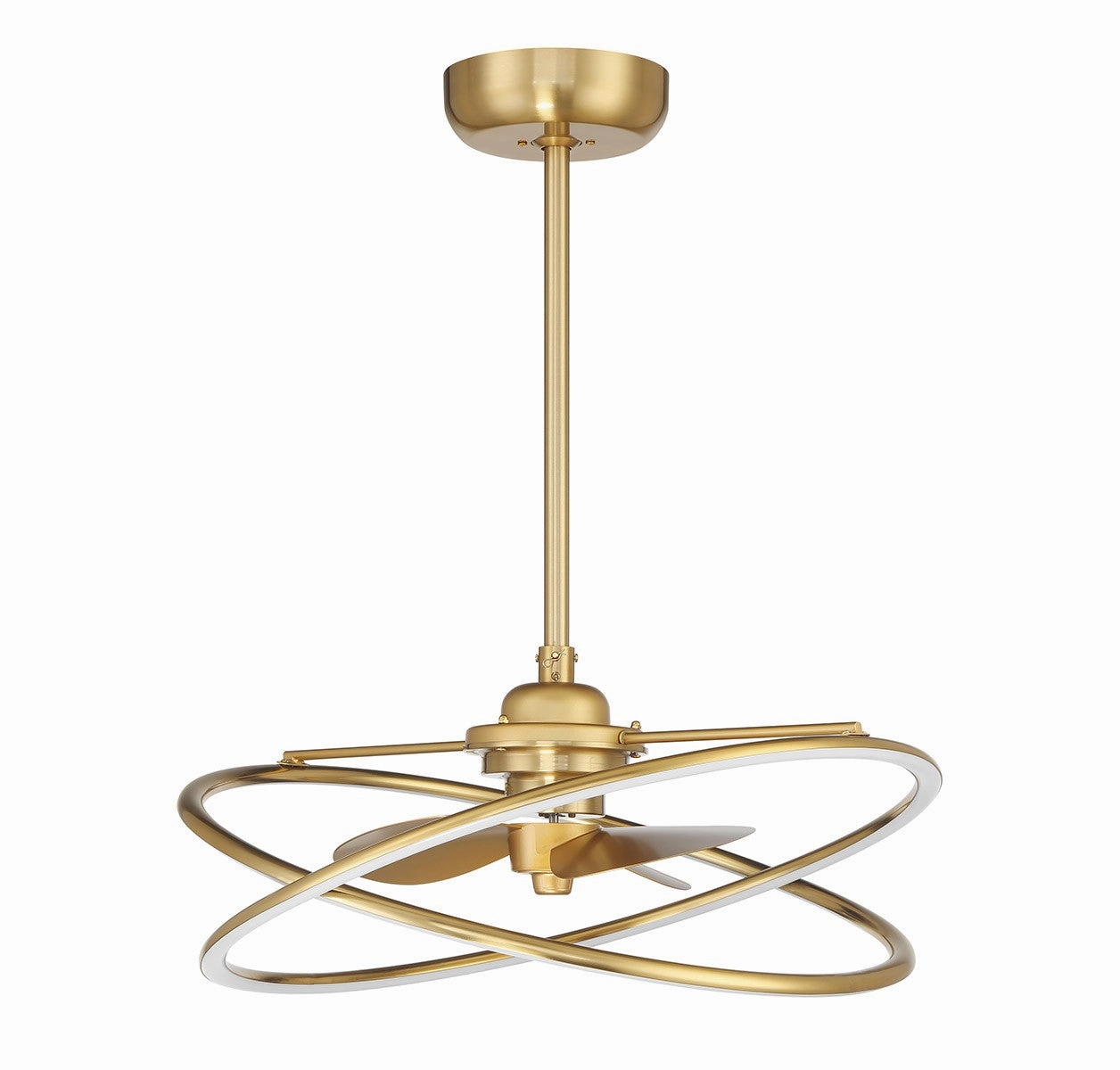 Dorado LED Fan D'Lier Warm Brass