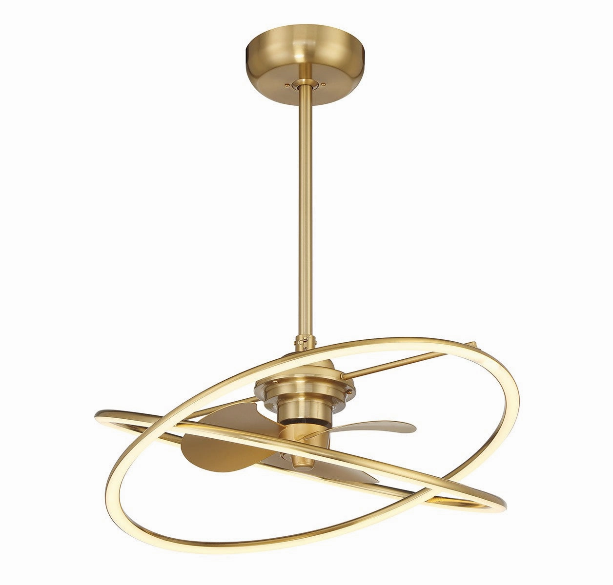 Dorado LED Fan D'Lier Warm Brass
