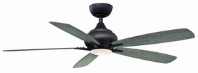 Doren 52"Ceiling Fan Matte Greige modern electric fans for minimalist decor