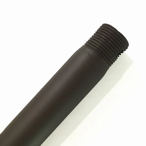 Down Rod Downrod Textured Brown energy-efficient fans for everyday cooling